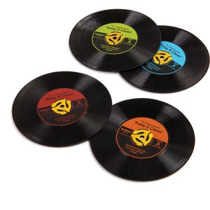 Vinyl Record Coasters