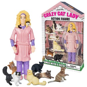 Crazy Cat Lady Action Figure