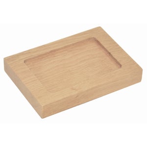 Wireworks Mezza Natural Oak Soap Dish