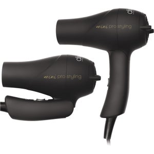 Diva Professional Styling Travel Dryer - Rubberised Black