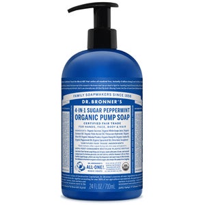 Dr. Bronner Organic Shikakai Spearmint Peppermint Hand Soap (709ml)