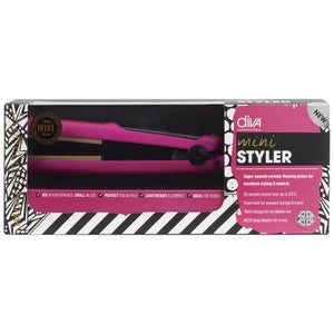 Diva Professional Mini Pro Styler - Rebel Edition - Vibrant Fuchsia