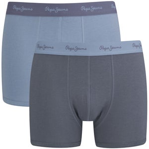 Pepe Jeans Men's Camden 2 Pack Boxers - LT Thames/Sterling