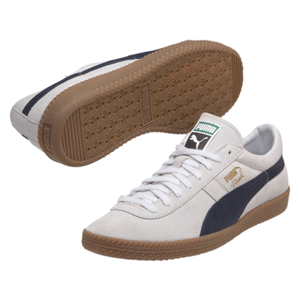 Puma Men's Brasil Football Vintage Trainers - Peacoat/White
