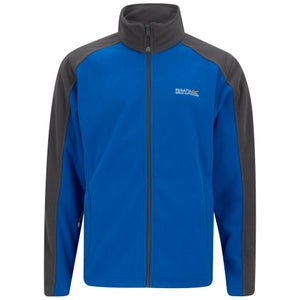 Regatta Men's Hedman II Full Zip 280 Series Anti Pill Fleece Top - Oxford Blue/Iron