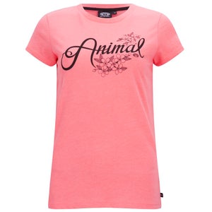 Animal Women's Argentia Graphic T-Shirt - Warm Coral Marl