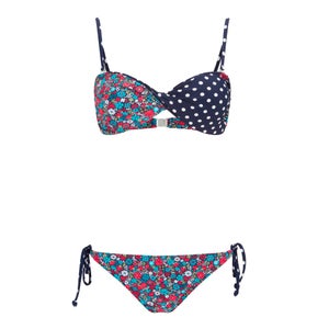 Animal Women's Peggia Twist Front Bikini - Peacoat