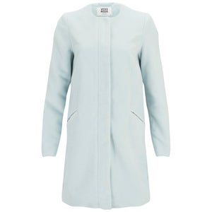Vero Moda Women's Money Pastel Coat - Baby Blue