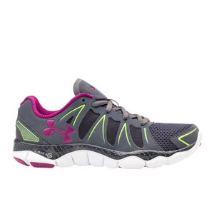 Under Armour Women's Micro G Engage II Running Shoes - Lead/White/Aubergine