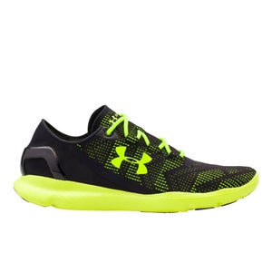 Under Armour Men's SpeedForm Apollo Vent Running Shoes - Black/High-Vis Yellow