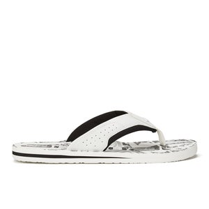 Animal Men's Jekyl Logo Flip Flops - White