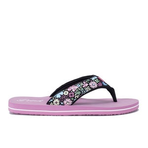 Animal Women's Swish Upper AOP Flip Flops - Dusky Pink