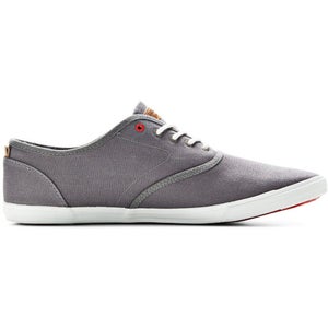 Jack & Jones Men's Spider Basic Canvas Trainers - Pewter Grey