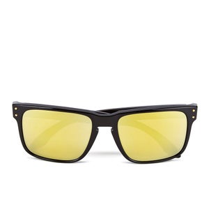 Oakley Men's Holbrook Sunglasses - Pol Black/24k Iridium