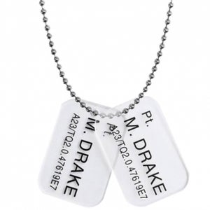 Hollywood Collectibles Aliens Colonial Marine Pt. Drake Dog Tags