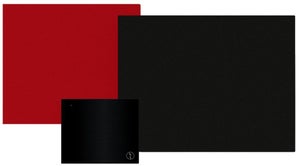 IN2UIT Collage Wireless Bluetooth Stereo Speaker System (Includes Wall Mount) - Black/Red - Grade A Refurb