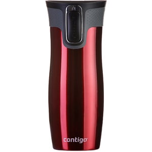 Contigo West Loop Autoseal Travel Mug with Lock (470ml) - Red