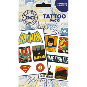 DC Comics Retro - Tattoo Pack