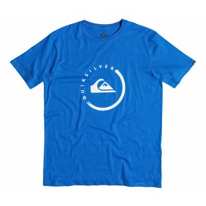 Quiksilver Men's Everyday Active Logo Ink T-Shirt - Victoria Blue