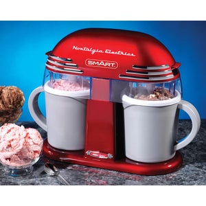 SMART Retro 50’s Style Double Ice Cream Maker