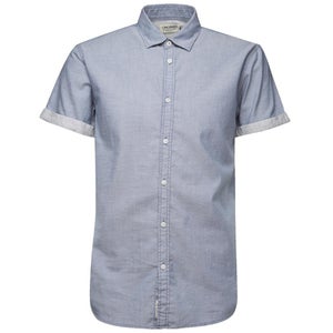 Jack & Jones Men's Originals Box Short Sleeve Shirt - Bering Sea