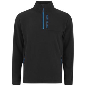 Animal Men's Prudhoes Half Zip Fleece - Black