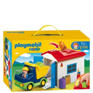 Playmobil 1.2.3 Truck with Garage (6759)