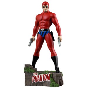 Ikon Collectibles The Phantom The Ghost Who Walks Red Statue