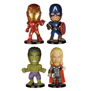 Marvel Avengers Age of Ultron Bobble Head Action Figure Set
