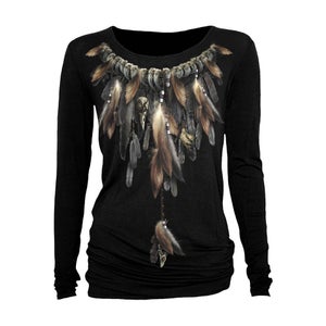 Spiral Women's NATIVE SPIRIT Baggy Top - Black