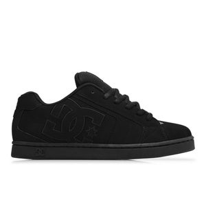 DC Shoes Men's Net Leather Mid Top Trainers - Black