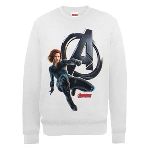 Marvel Avengers Age of Ultron Black Widow Sweatshirt - Ash Grey