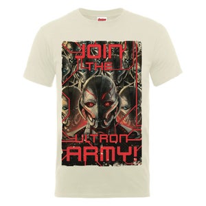 Marvel Avengers Men's Age of Ultron Join The Army T-Shirt - Nude