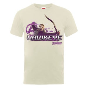Marvel Avengers Men's Age of Ultron Hawkeye Logo T-Shirt - Nude