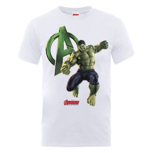 Marvel Avengers Men's Age of Ultron Hulk T-Shirt - White