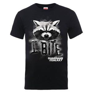 Marvel Guardians of the Galaxy Men's I Bite T-Shirt - Black
