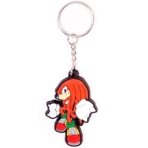 SEGA Sonic The Hedgehog Knuckles Rubber Character Key Chain