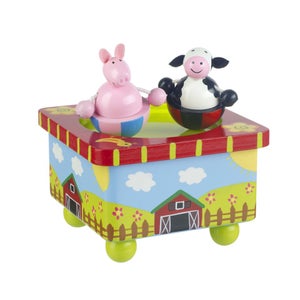 Orange Tree Toys Farm Yard Music Box