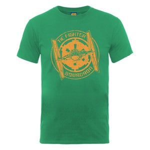 Star Wars Men's Tie Fighter Squadron Badge T-Shirt - Kelly Green