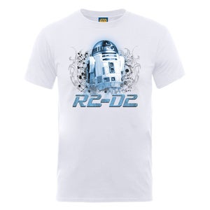 Star Wars Men's R2-D2 Stylised T-Shirt - White