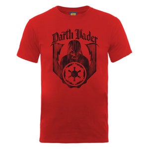 Star Wars Men's Darth Vader Gates Distress T-Shirt - Red