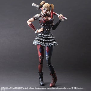 Square Enix DC Comics Batman Arkham Knight Harley Quinn Play Arts Kai Figure