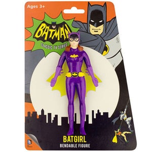 NJCroce DC Comics Batman Classic TV Series Batgirl 6 Inch Bendable Action Figure