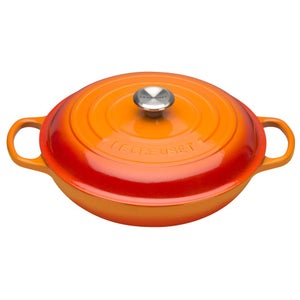 Le Creuset Signature Cast Iron Shallow Casserole Dish - 30cm - Volcanic