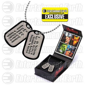 Marvel Captain America Steve Rogers Entertainment Earth Exclusive Prop Replica Dog Tags