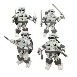 Teenage Mutant Ninja Turtles Mirage Black and White San Diego Comic Con 2015 Exclusive Minimates Box Set