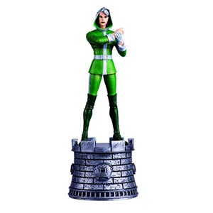 Marvel X-Men Rogue White Bishop Chess Piece with Collector Magazine