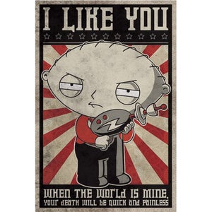 Family Guy Stewie Propaganda - 24 x 36 Inches Maxi Poster