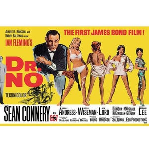 James Bond Dr No - 24 x 36 Inches Maxi Poster
