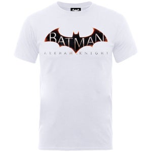 DC Comics Batman Arkham Knight Logo Men's T-Shirt - White